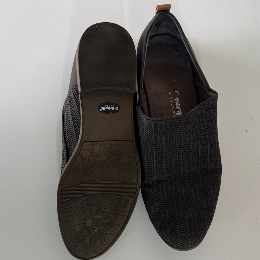 Dr. Scholl's Black and Gray Slip-On Shoes - Picture 3 of 3